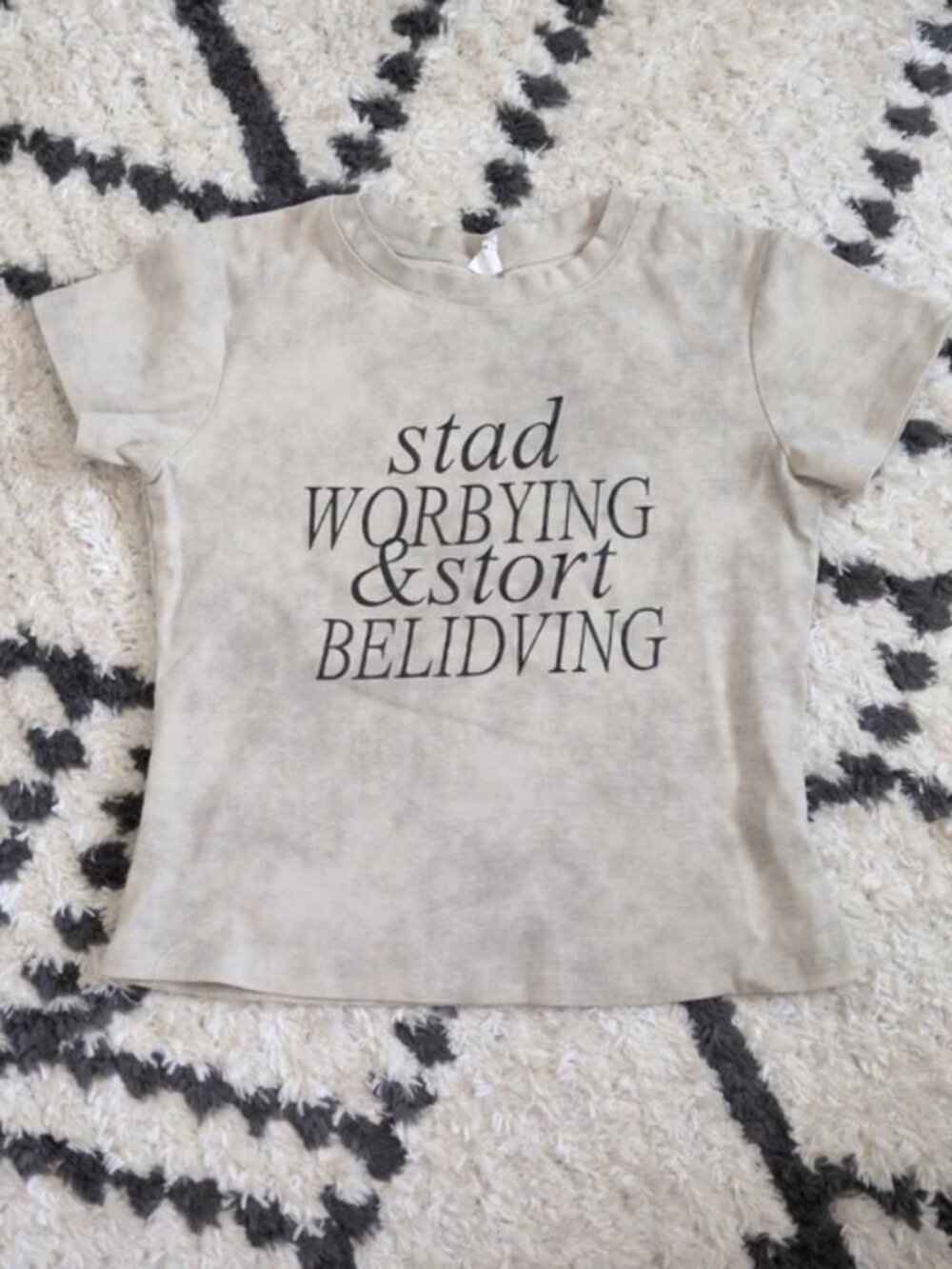Quirky Slogan Tee - Hong Kong Import